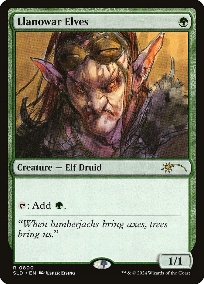 ラノワールのエルフ／Llanowar Elves - MTGフレーバーテキスト